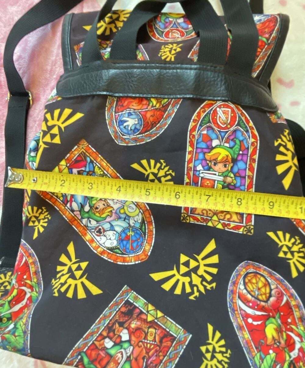 The Legend of Zelda: The Wind Waker Stained Glass Slouch Gamer Backpack - Picture 8 of 8